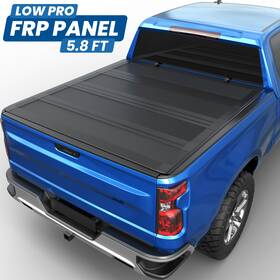 6656m042262s Summitteile 5.8ft Frp Low Profile Truck Bed Tonneau Cover For 19-25 Chevy Silverado Sierra