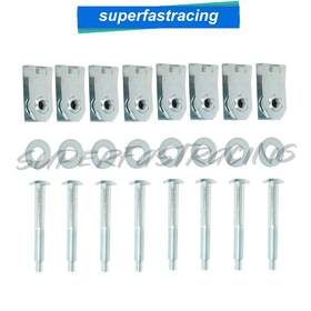 924-312 Superfastracing F55433 Pickup Truck Bed Mounting Hardware 8bolt Set Kit For 2005-2014 Ford F150