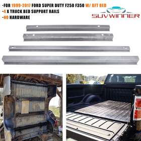 Suv-c196v01 Suvwinner 4pcs Truck Bed Support Rails For 1999-2017 Ford Super Duty F250 F350 With 8ft