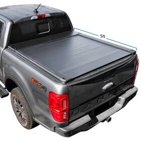 Tc-ar-rang24-sh Syneticusa For 2024-2025 Ford Ranger 5ft Bed Auto Retractable Pro Tonneau Cover