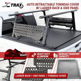 Tc-ar-sil14-sh Syneticusa R1 Sp Auto Retract Ar Tonneau Cover Rack01 Side Panel For 2007-25 Gmc Sierra 1500 5.8 Inch