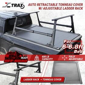 Tc-ar-tun22-lo Syneticusa R1l Auto Retract Tonneau Cover Rack For 2007-25 Tundra 6.5 Inch Bed With Factory Deck Rails