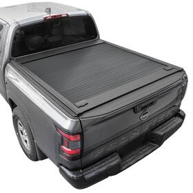Tc-r-fron15-sh Syneticusa 2005-2025 Frontier 5ft Truck Bed Mb Aluminum Retractable Tonneau Cover