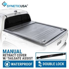 Tc-r-v2-ram09-lo Syneticusa Ts-ram09 Mr Retractable Tonneau Cover Tailgate Assist Shock Struts 2009-2018 Ram 6.5ft