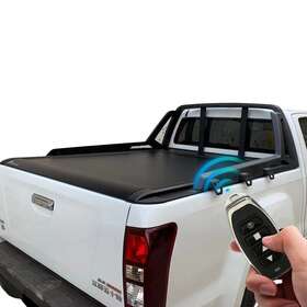Tc-v2 Syneticusa Retractable Pickup Bed Cover Electric Roller Lid Shutter Ute For 2009-2023 Dodge