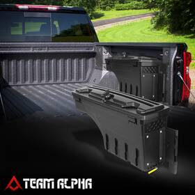 Tma-5020yltz Team-alpha Fits 2007-2020 Tundra Right Side Truck Bed Wheel Well Storage Tool Box With Lock