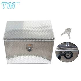 Techme17 540522 24 Inch 17 18 Aluminum Truck Underbody Tool Box With Lock And Keys Trailer Storage