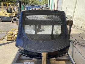 170-tesla Tesla Dmg Backglass 12-15 Model S Ocean Blue Rear Trunk Hatch Deck Lid Gate Oem Wty