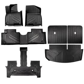 7palisade Tesson 2026 Floor Mats Trunk Backrest For Hyundai Palisade Black