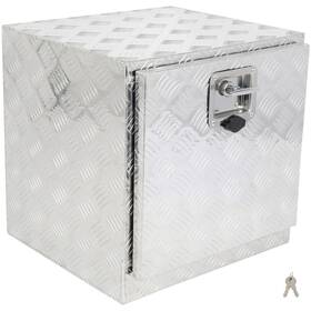 Th183fp16936 The-one-fp 18 Inch X 17 X18 Silver Storage Tool Box With 2x Chain Wholesale For Garage Rv Aluminum