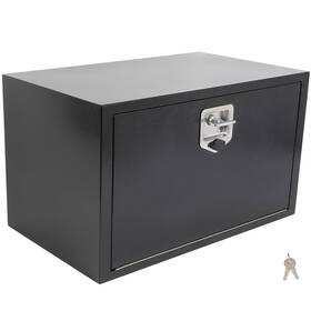 Th183fp19528 The-one-fp 30 Inch X18 1x Lock Wholesale For Truck Rv Black Storage Tool Box With 2x Chain