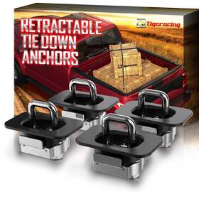 Fl3z-99000a64-b Tigeracing ‎ Tie Down Anchors Retractable Truck Bed Top Side D Ring Compatible With 1998-2