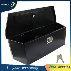 2676480 Tinvhy Trailer Tongue Tool Storage Box 35 Inch X 12 X11.8 Carbon Steel Lock Keys