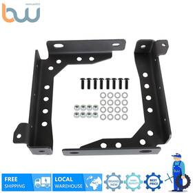 Bw635824th Tinvhy Pair Steel Rear Bed Stiffener Bracket For 2005-2021 Toyota Tacoma 2nd &3rd Gen