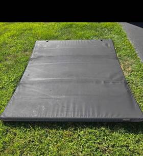 40601m42405-b2 Titanicparts 6ft Long Bed Hard Truck Tonneau Cover For 16-23 Toyota Tacoma Tri-fold On Top