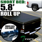 Tltc-sil07-5.8-lru Tbl-16w8p-01 Topline Autopart Roll-up Soft Tonneau