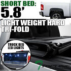Tltc-sil07-5.8-tfl Tbl-16w8p-01 Topline Autopart Tri-fold Hard Tonneau