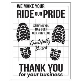 Atmt-a023 Tobeace 500 Pcs Paper Floor Mats For Cars Disposable Automotive Pack