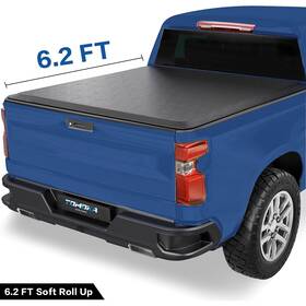 Cv-rnr083-620 Tomoka 6.2ft Frp Soft Roll Up Tonneau Cover For 2015-2026 Chevy Colorado / Gmc Canyon