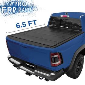 Ty-lpq086-650 Tomoka 6.5ft Frp Low Profile Hard 4-fold Tonneau Cover For 2022-2026 Toyota Tundra Bed