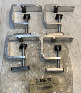 Tonneau B3118b3-100 4 Quantity Of Mounting Clamps 3.372x4.648