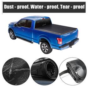 Ta16149at646ps Topcn-autoparts 5ft Roll Up Truck Bed Tonneau Cover Waterproof For 2016-2022 Toyota Tacoma New