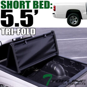 Tc-dak00-5.5-tfs-tl Topline For 2000-2004 Dodge Dakota 5.5 Ft Short Bed Tri Fold Soft Tonneau Cover