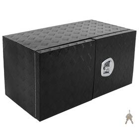 E18316cp204s Topoint 36 Inch X18 Aluminum Storage Tool Box With 2x Chain Dovetail Lock For Truck Home