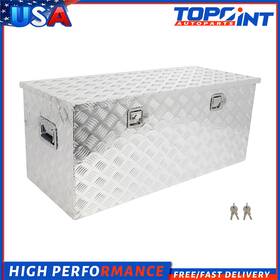 Ps18335ma164te Topoint Aluminum 44 Inch X 18 X18 Storage Tool Box With 1x Lift Air Rod Fits Truck Garage Home