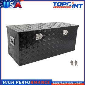 Ps18335ma165te Topoint Aluminum 44 Inch X 18 X18 Storage Tool Box With 2x Lift Air Rod Fits Truck Garage Home