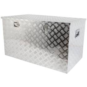 Topower To18318at166p 44 Inch Aluminum Tool Box Truck Bed Trailer Rv Toolbox With 2x Lift Air Rod For