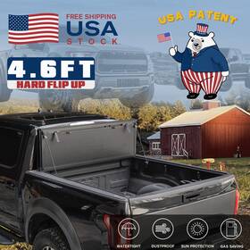 Tsfp095 Topsun Frp Low Profile Flip Up Tonneau Cover For 2022-2025 Maverick 4.6ft Bed 54.4 Inch