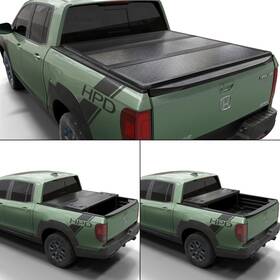 Htf039 Toptiny Hard Folding Truck Bed Cover Fits 2017-2026 Honda Ridgeline 5ft 64 Inch