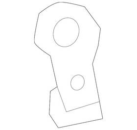 64725-0t010-c0 Toyota Genuine Tie Down Hook