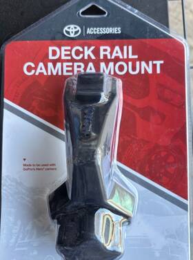 Pt767-35163 Toyota Deck Rail Camera Mount For Gopro Hero Tundra / Tacoma