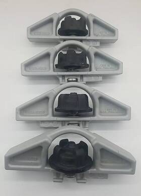 P1278-0c010 Toyota 2007 - 19 Tundra Tie Down Aluminum Bed Rail Cleats Set Of 4