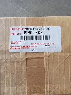 Pt392-34231 Toyota New Oem Tundra 2022-2024 Bed Step