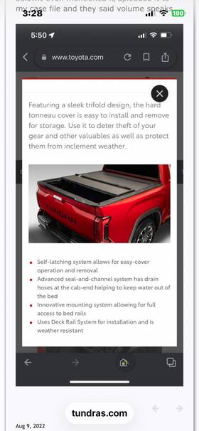 Uni-ht085f Toyota Hard Truck Bed Cover Toyotas 2022 Tundra Short