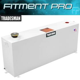 83010t Tradesman Steel Rectangular Liquid Storage Tank Full Size White 100 Gal