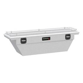 121691cr Trailfx Lo-pro Single Lid Crossover Bright Alum 69x19.25x17.5 With Rail