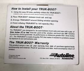 Trailfx 880268163743 Camper Boot Trail Fx Rear Window Seal 30000