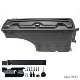 A-02isc3706rbk Transmotor2014 Passenger Side Truck Bed Storage Toolbox Fit For 02-18 Dodge Ram 1500 2500 3500