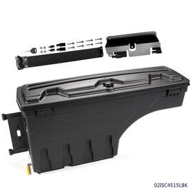 A-02isc4515lbk Transmotor2014 Rear Left Side Plastic Tooling Box Fit For 2007-2018 Chevy Silverado Gmc Sierra