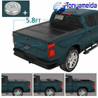 H212-cmh82018-pad Tri-fold Tonneau Cover For 2009-2018 Ram 1500 2500 3500 5.8 Ft Short Bed Hard