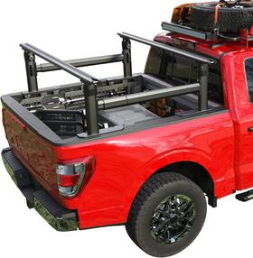 C1918v04 Trumgeta Truck Bed Ladder Rack Bars For Ford F150/ram 1500/silverado/sierra No Rails