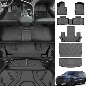 Fm-fo-004-zh-3 Ttx Lighting Fm-fo-004-zh-3%-ttx Original Floor Mats Ford Explorer And Cargo Backrest