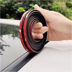 Tiao-2010 Turcee 16.4ft/5m Cuttable T-car Sunroof Cover Seal Rubber Trim Dust 14mm 16.4ft