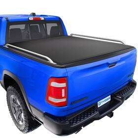 Tg-bc2d6047 Tyger Auto Soft Roll Up Truck Bed Tonneau Cover Compatible With 2019-2026 Ram 1500 D6047