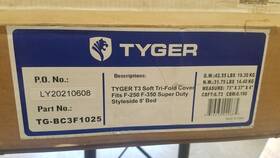 Tg-bc3f1025 Tyger Ford 99-2016 F250 F350 F450superduty 8ft Bed Tonneau Cover