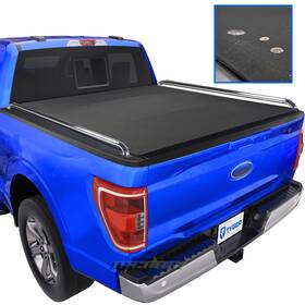 Tg-bcxf3770 Tyger Fit Low Profile Soft Roll-up In Fabric Tonneau Cover T2x